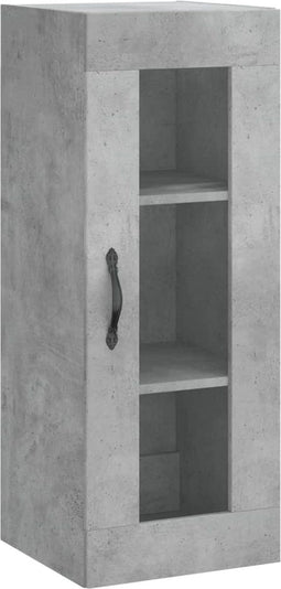 vidaXL - Hangkast - 34,5x34x90 - cm - betongrijs