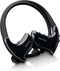 Lenco BTX-750 - Bluetooth® Koptelefoon en MP3-speler - IPX4 Spatwaterdicht - Zwart