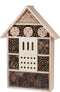 Groot vlinderhuis bijenhuis wespenhotel 51 cm - Tuindecoratie - Diervriendelijk - Bruin