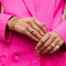 TI SENTO Ring 12217SY - Zilveren dames ring - Verguld - Maat 54