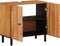 vidaXL - Wastafelkast - 62x33x58 - cm - massief - acaciahout