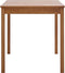 vidaXL - Eettafel - 140x70x73 - cm - grenenhout - honingbruin