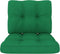 vidaXL - Palletkussens - 2 - st - stof - groen