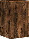 vidaXL - Plantenstandaards - 2 - st - 30x30x50 - cm - bewerkt - hout - gerookt - eiken