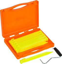 Vango Bolt Peg Set - Haringen - Extra stabiliteit op zachte ondergrond - Oranje
