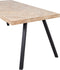 WOOOD Tablo Tafel Visgraat met 2-Standen Poot - Mango - 75x200x90