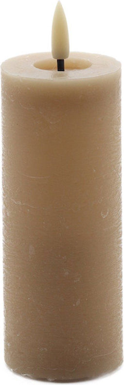 led kaars beige 12,5x5cm