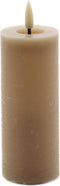 led kaars beige 12,5x5cm