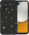 iMoshion Hoesje Geschikt voor Samsung Galaxy A34 (5G) Hoesje Siliconen - iMoshion Design hoesje - Zwart / Stars Gold