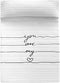 Bedsprei My Love | Blanc