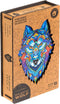 UNIDRAGON Houten Puzzel Voor Volwassenen Dier - Majestueuze Wolf - 99 stukjes - Small 17x24 cm