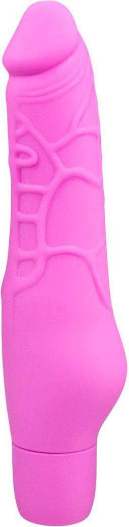 Realistische siliconen vibrator - roze