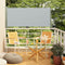 vidaXL - Tuinscherm - uittrekbaar - 160x300 - cm - rood
