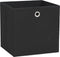vidaXL - Opbergboxen - met - deksel - 4 - st - 28x28x28 - cm - blauw