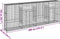 vidaXL - Schanskorf - 400x50x150 - cm - gegalvaniseerd - ijzer - zilverkleurig