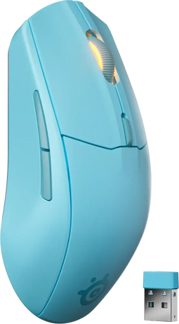 Steelseries Rival 3 WL Gen 2 - Draadloze Gaming Muis - 18.000 DPI - Aqua