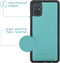 iMoshion Hoesje Geschikt voor Samsung Galaxy A51 Hoesje Met Pasjeshouder - iMoshion Luxe Portemonnee - Turquoise