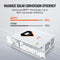 Hybride omvormer, 3500 W, zonne-omvormer, hybride, off-grid oplader, pure sinusgolf, 230 V, AC met g