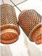 GOOD&MOJO Hanglamp Bhutan - Bamboe/Zwart - 2L - - Hanglampen Eetkamer, Slaapkamer, Woonkamer