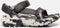 Teva W Hurricane Drift Huemix - Dames Sandalen - Platte sandalen - Zwart - Maat 38