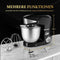 Royalty Line® PKM1600 Keukenmachine - 6 L Keukenrobot - Mixer Met Mengkom - 1600W Keukenmixer - Zwart