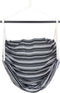 House Nordic Lamia - Hangmatstoel - Polyester/Katoen - Zwart/Grijs/Wit