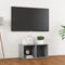 vidaXL - Tv-meubel - 72x35x36,5 - cm - bewerkt - hout - betongrijs