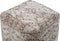 MEERUT - Poef - Taupe - 42 cm - Katoen