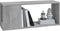 vidaXL - Tv-meubel - 80x24x32 - cm - bewerkt - hout - betongrijs
