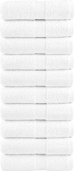 vidaXL - Gastendoekjes - SOLUND - 10 - st - 600 - g/m² - 30x30 - cm - wit