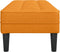 vidaXL - Donker - Gele - Zitbank - 113x57x39 - cm - Stof