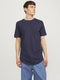 JACK&JONES JJENOA TEE SS CREW NECK - T-shirt 3-pack - 100% organisch katoen - Wit donkerblauw zwart (3-pack)