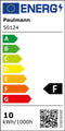 Paulmann 50124 LED-lamp Energielabel F (A - G) E27 Peer 9.3 W = 60 W Warmwit (Ø x h) 60 mm x 118 mm 1 stuk(s)