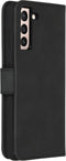 iMoshion Hoesje Geschikt voor Samsung Galaxy S21 Hoesje Met Pasjeshouder - iMoshion Uitneembare 2-in-1 Luxe Bookcase - Zwart