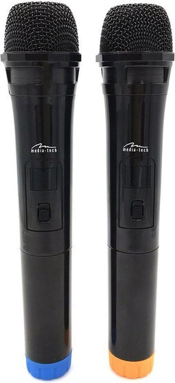 MEDIA-TECH Accent Pro MT395 - Draadloze karaoke microfoon set - (2 stuks)