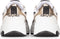 PS Poelman IVA - Dames sneakers - Vetersluiting met chunky zool - Wit met goud