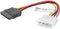 Lanberg - Lanberg Molex male naar SATA female voedingskabel 15 cm