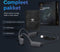 Golden Sound Bone Conduction - Draadloze Koptelefoon - Waterproof 32GB - Zwart
