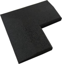 Fitness Vloer Hoekprofiel 20mm Rubber