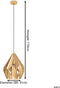 EGLO Carlton - Hanglamp - E27 - Ø 31 cm - Goud