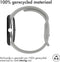 imoshion Siliconen bandje - Geschikt voor Google Pixel Watch / Watch 2 / Watch 3 (41 mm) - Maat L - Grijs