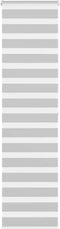 vidaXL - Zebra - rolgordijn - 55x200 - cm - stofbreedte - 50,9 - cm - lichtgrijs
