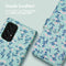 iMoshion Hoesje Geschikt voor Samsung Galaxy A53 Hoesje Met Pasjeshouder - iMoshion Design Bookcase smartphone - Blauw / Blue Flowers