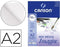 Tekenblok Canson C200006003 Wit A2 Papier 50 Lakens 120 g/m²