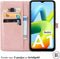 iMoshion Hoesje Geschikt voor Xiaomi Redmi A1 / Redmi A2 Hoesje Met Pasjeshouder - iMoshion Mandala Bookcase - Rosé Goud