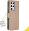 Accezz Galaxy S21 Ultra - Flip Cover - Krasbestendig Schokbestendig - Goud