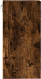 vidaXL - Hangkast - 20x29,5x60 - cm - bewerkt - hout - gerookt - eikenkleurig