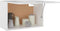 vidaXL Lyon - Bovenkast - 60x31x40 cm - bewerkt hout - wit