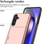 iMoshion Hoesje Geschikt voor Samsung Galaxy A55 Hoesje - Ruimte voor 2 pasjes - iMoshion Backcover met pasjeshouder - Rosé Goud