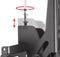 B-Tech BT8432 - Muurbeugel - Verticaal kantelbaar - Zwart